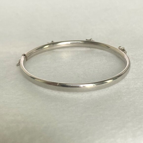 Sterling Silver 925 Youth XS Women Enamel Ladybug Oval Bangle Bracelet Sz 5.75" - Picture 16 of 16